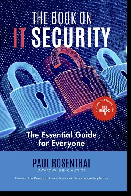 Naslovnica knjige The Book on IT Security autora Paula Rosenthala